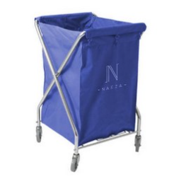 Carro Lavandería Cuadrado Azul 215 Litros