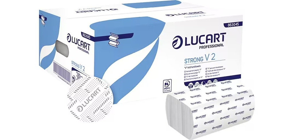 SECAMANOS STRONG V2 190 HOJAS - CAJA DE 20 PAQUETE         